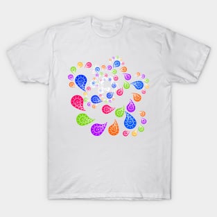 Colorful pattern on transparent background T-Shirt